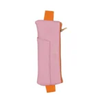 Pink + Orange Vegan Leather Pen Pouch