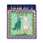 Paddywax Paddywax Square Boxed Matches (125 pcs) - Birds of a Feather