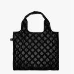 METALLIC Black Puffy Medium Bag by LOQI