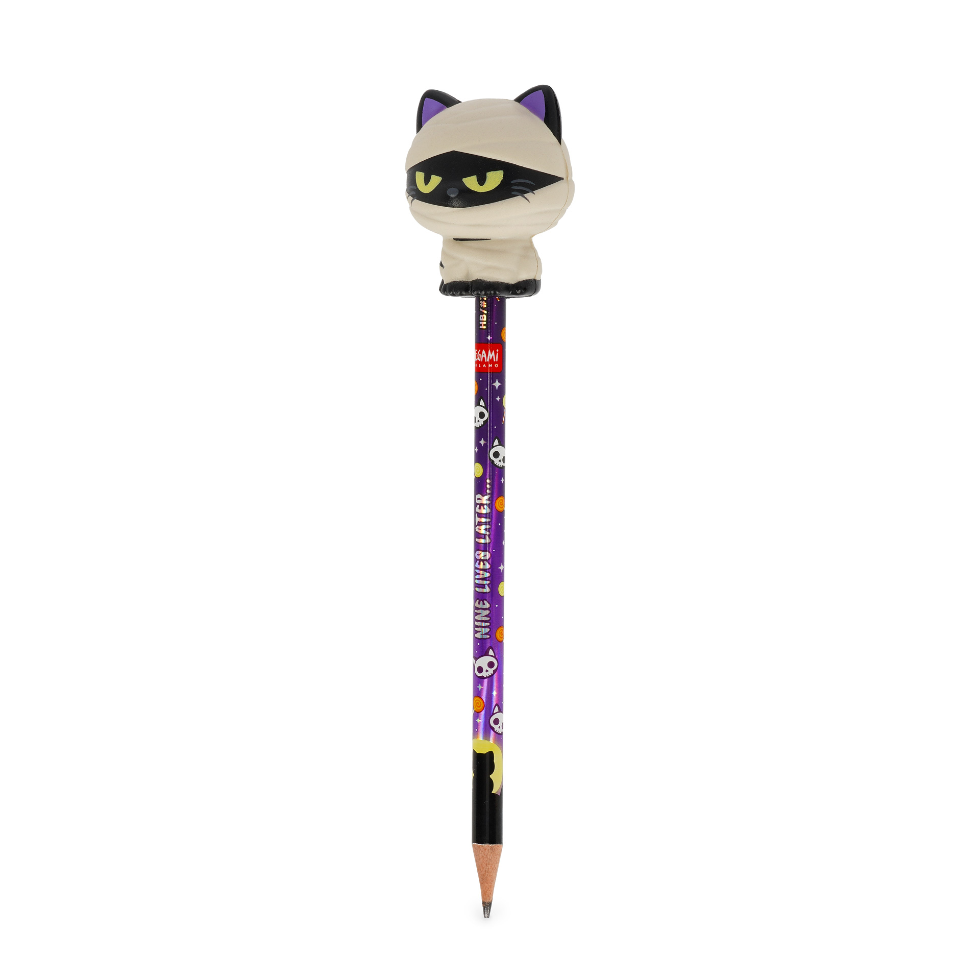 Lápis com Squishy Gato Múmia edição Halloween: Legami - Image 3