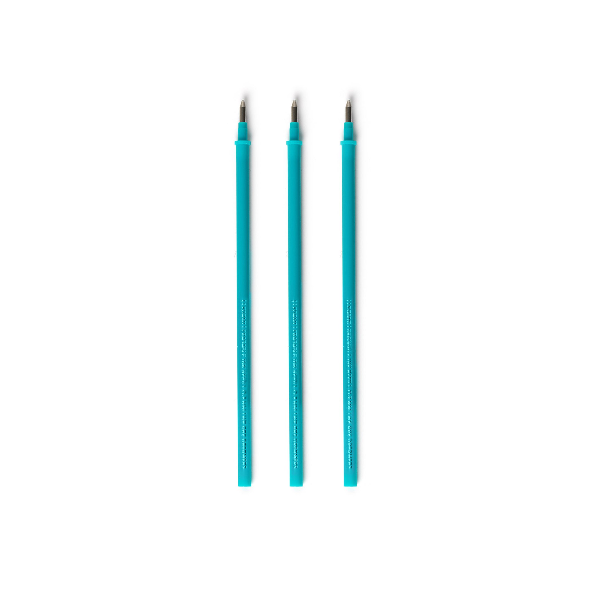 – REFEP0010 – Recargas (3) Turquesa para canetas Apagáveis: Legami – Nunca vai querer ficar sem o seu produto Legami favorito! Por isso, criámos o Conjunto de 3 Recargas para as canetas apagáveis da Legami: uma forma fácil e colorida de garantir que nunca mais se separam! – Diâmetro da ponta: 0,7 mm 8054117621308