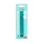 – REFEP0010 – Recargas (3) Turquesa para canetas Apagáveis: Legami – Nunca vai querer ficar sem o seu produto Legami favorito! Por isso, criámos o Conjunto de 3 Recargas para as canetas apagáveis da Legami: uma forma fácil e colorida de garantir que nunca mais se separam! – Diâmetro da ponta: 0,7 mm 8054117621308