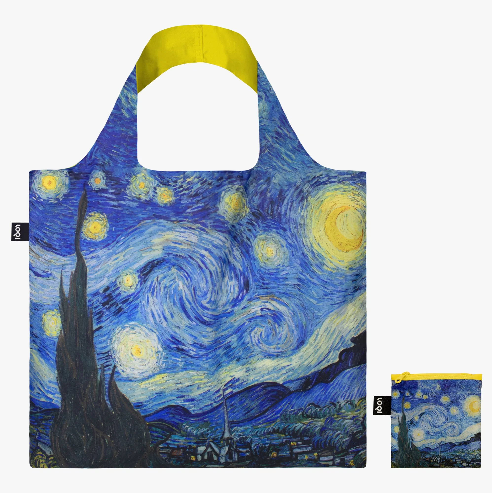 VINCENT VAN GOGH Starry Night Recycled Bag by Vincent van Gogh