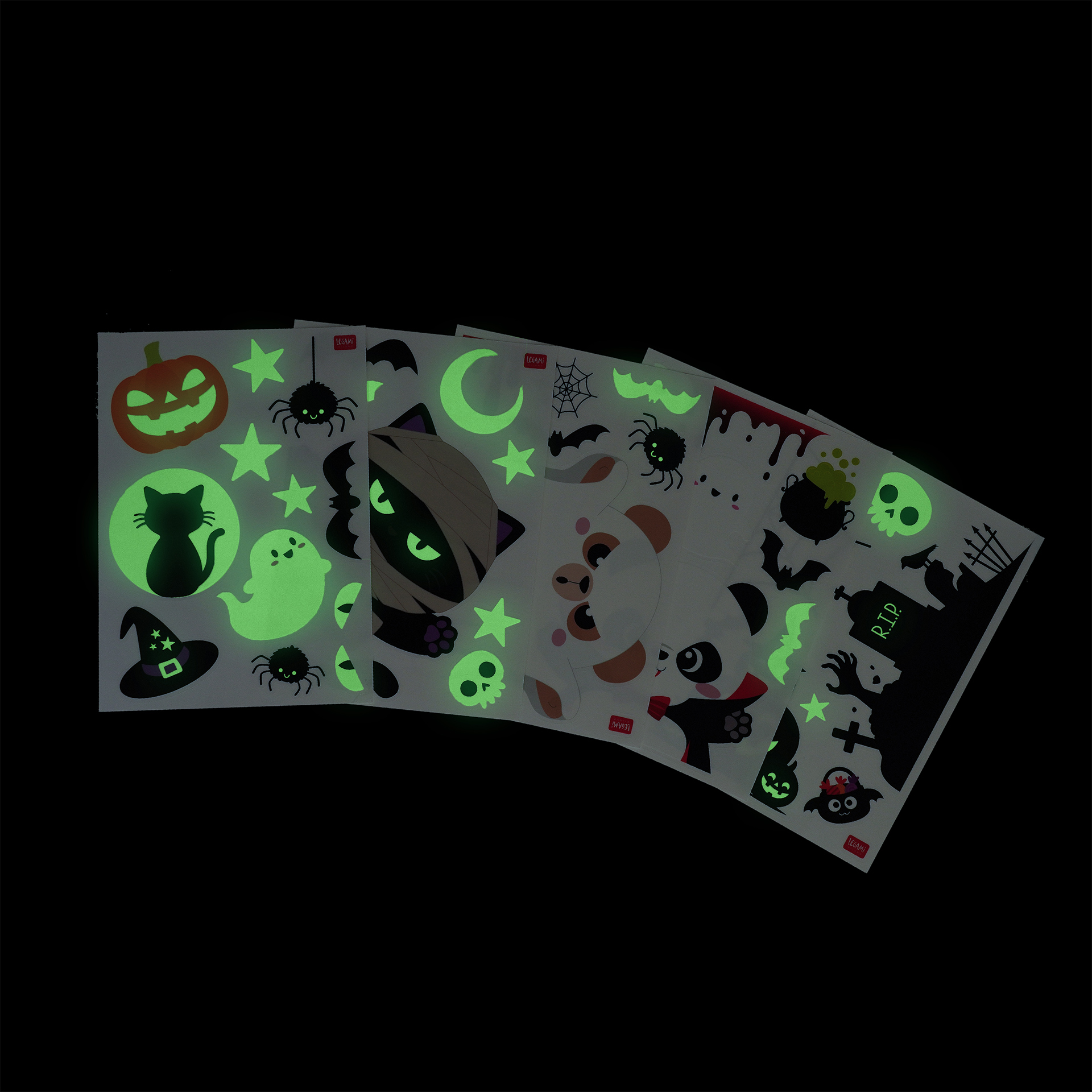 Conjunto de 40 Adesivos de Janela Halloween: electrostática - Image 3