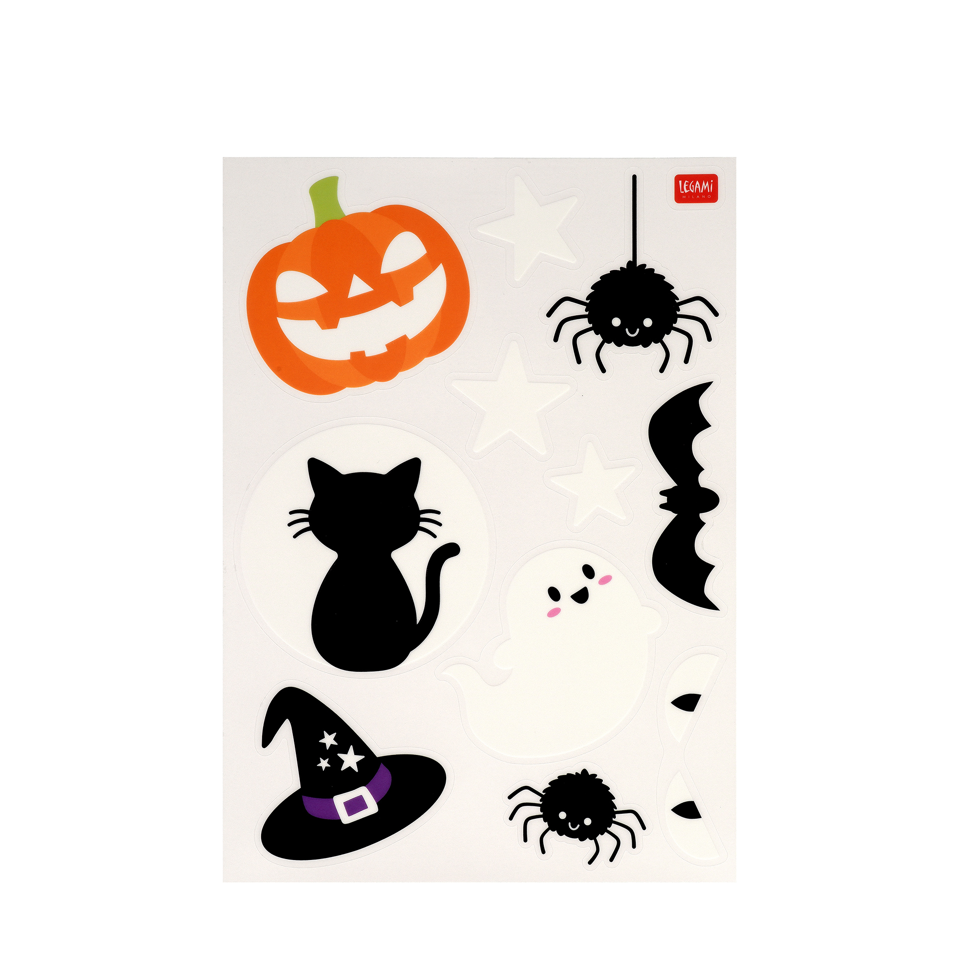 Conjunto de 40 Adesivos de Janela Halloween: electrostática - Image 4