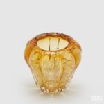 VASE SVAS.C/DRAPPINGS H13 D16 C0 Cod. 104569,470 Variation AMBER