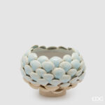 CHAKRA SHELLS VASE H.18 D.24 C6 Cod. 1101501A881 Variation LIGHT BLUE