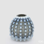 SPHERE POINTED VASE H.25 D.27 C6 Cod. 1101514A900 Variation GREY