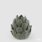 SUGAR CONE VASE H.20 D.18 C6 Cod. 1101524A700 Variation GREEN