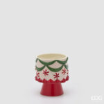 CANDY VASE WITH BASE H.15 D.13 C6 Cod. 1101526A599 Variation PINK MIX
