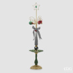 DECORATIVE XMAS RISER H.111 C5 Cod. 8100971A190 Variation WHITE BLACK