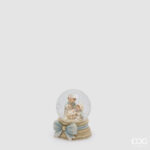 WATER SPHERE NATIVITY H.6 D.4.5 C6 Cod. 8102188A801 Variation BLUE GOLD edg globo de novo