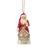 Song Santa Hanging Ornament by Heartwood Creek 6019331