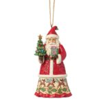 Santa with Gifts Hanging Ornament by Heartwood Creek 6019333 pai natal