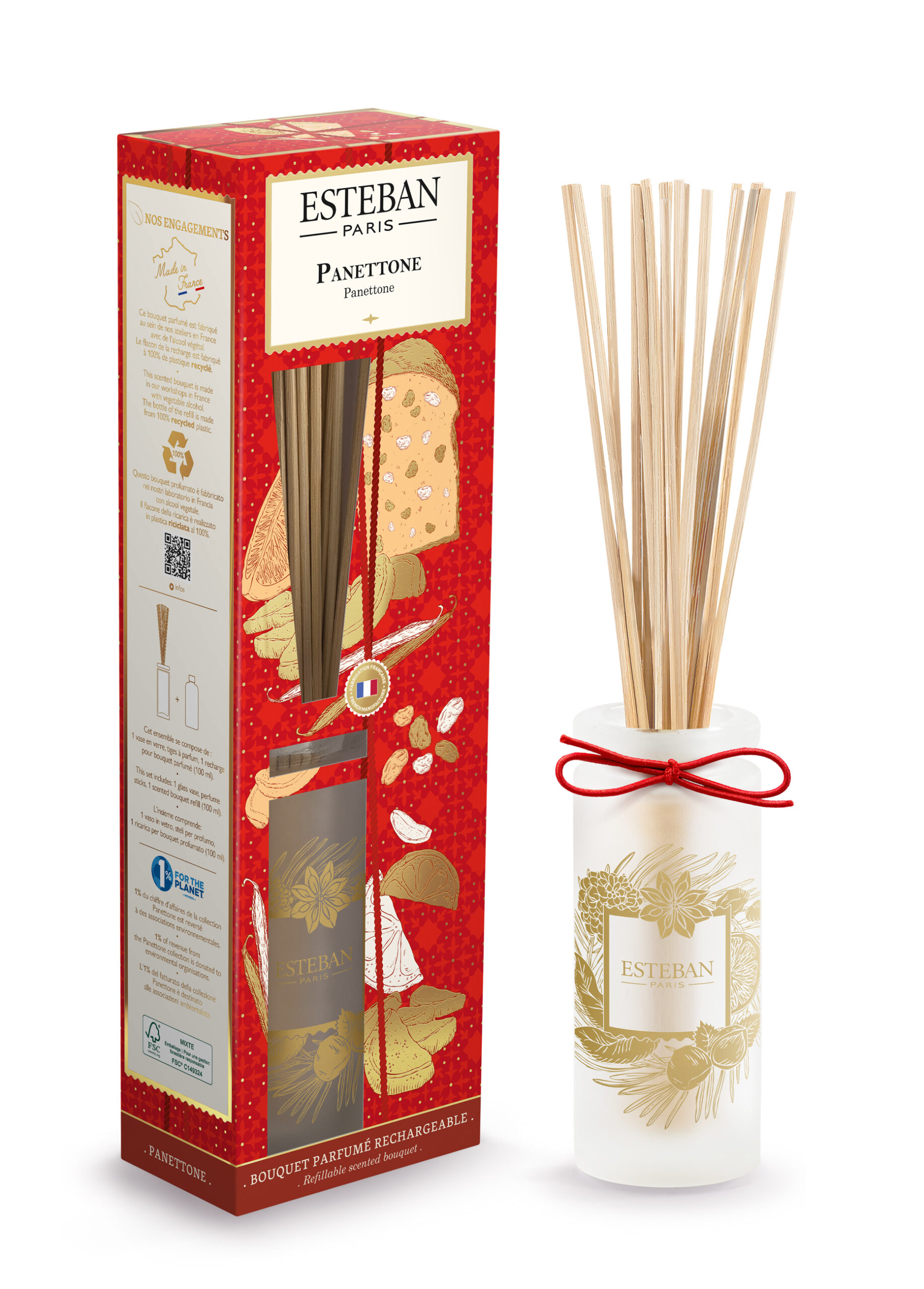 – ESELN-204 – Difusor Mikado 100ml Edição Limitada: Panettone – AROMA PANETTONE:Panettone