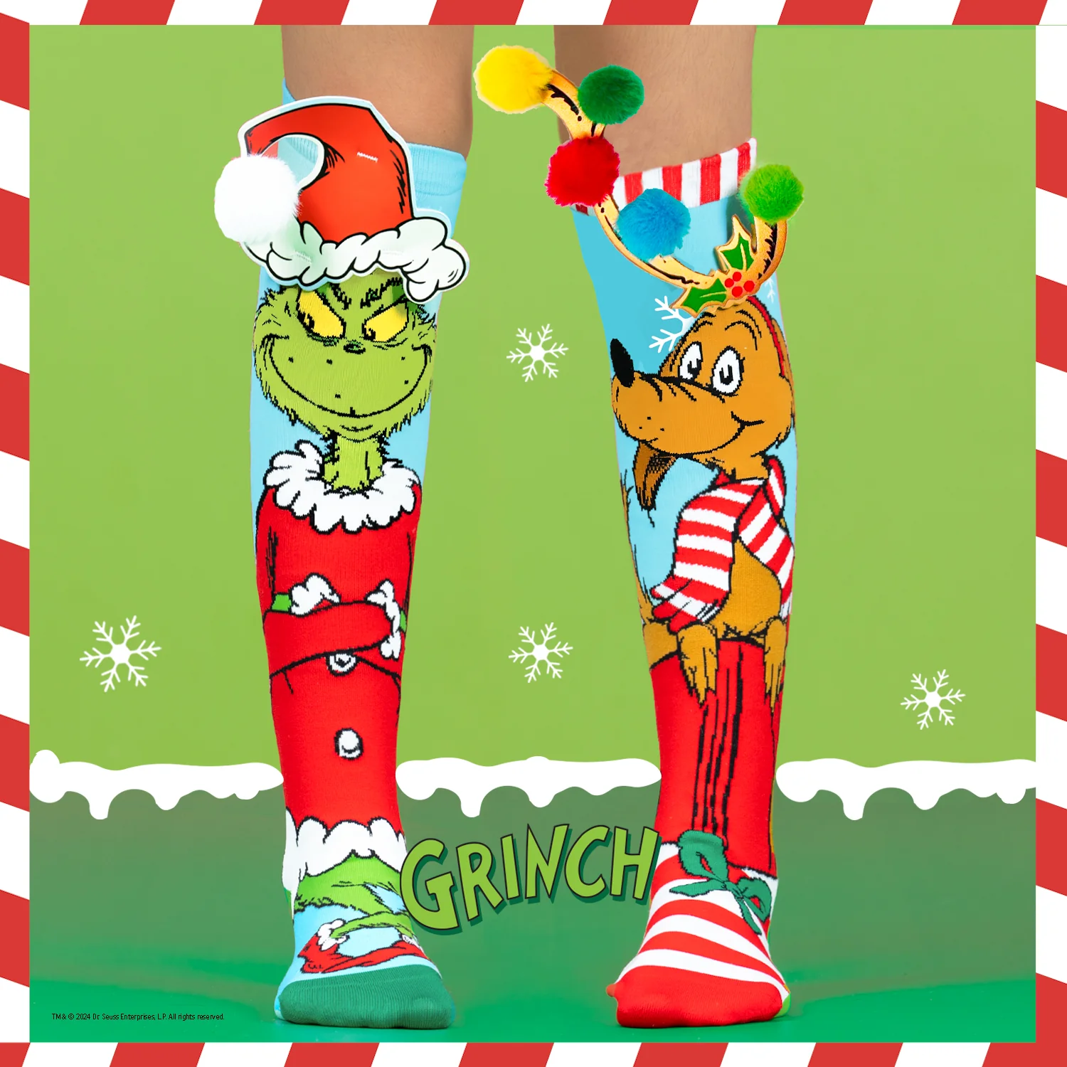 madmiA GRINCH and max socks