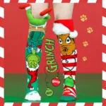 madmiA GRINCH AND CHIMNEY SOCKS MEIAS NATAL GRINCH