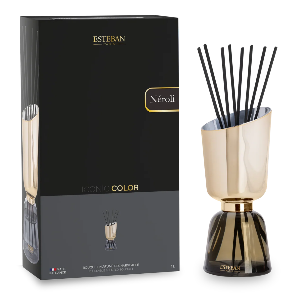 ESICO-049 - Difusor Mikado Iconic XL 1lt da Esteban: aroma Neroli