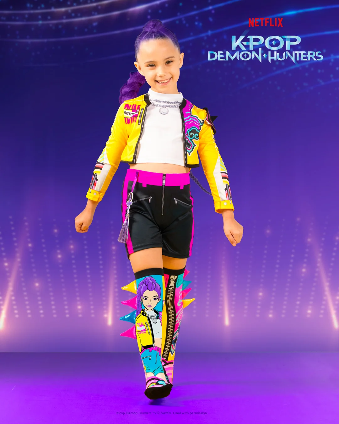 Meias K-Pop Demon Hunters Rumi – idade 3-5: MADMIA - Image 5