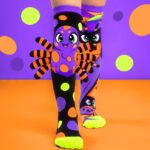 SPOOKY SPIDER SOCKS MEIAS HALLOWEEN MADMIA MEIAS MALUCAS