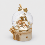 WATER SPHERE NATIVITY 2 ASS. H.10.5 D.6.5 C4 Cod. 8100380A111 Variation IVORY/GOLD