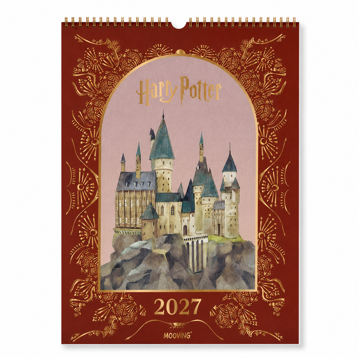 Calendário de parede 2027 40X30 Harry Potter