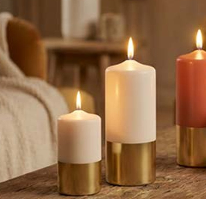 Vela Pilar Ouro + Nude My Jolie Candle: 1 unidade - Image 2
