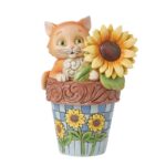 Paws 'n' Petals (Cat in Flowerpot Figurine) 6016387