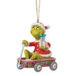 The Grinch in Wagon Hanging Ornament by Jim Shore 6018965 grinch natal