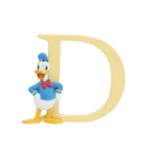 D - Donald Duck by Disney Showcase A32554