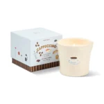 Paddywax Bistro 8oz/226g Cappuccino Ceramic Candle - Chocolate & Cherry vela