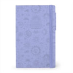 Lined Notebook with Monochrome Soft Cover - Cosmic Lilac - My Notebook