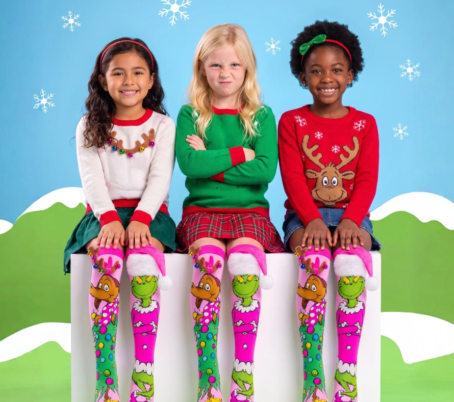 Meias Grinch Pretty in Pink – idade 6-99: MADMIA - Image 2