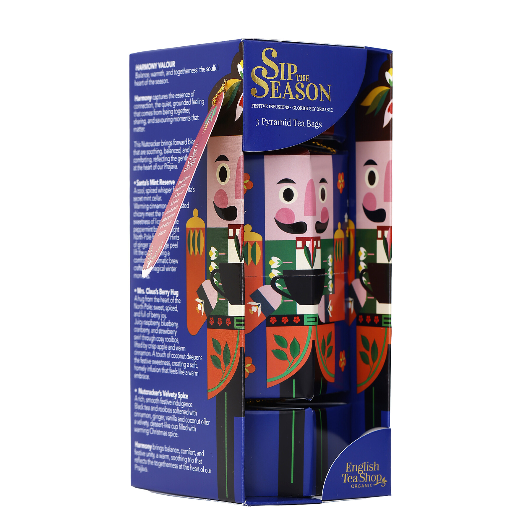 Quebra-Nozes Azul Harmonia - 3 pirâmides de Chá: English Tea Shop - Image 2