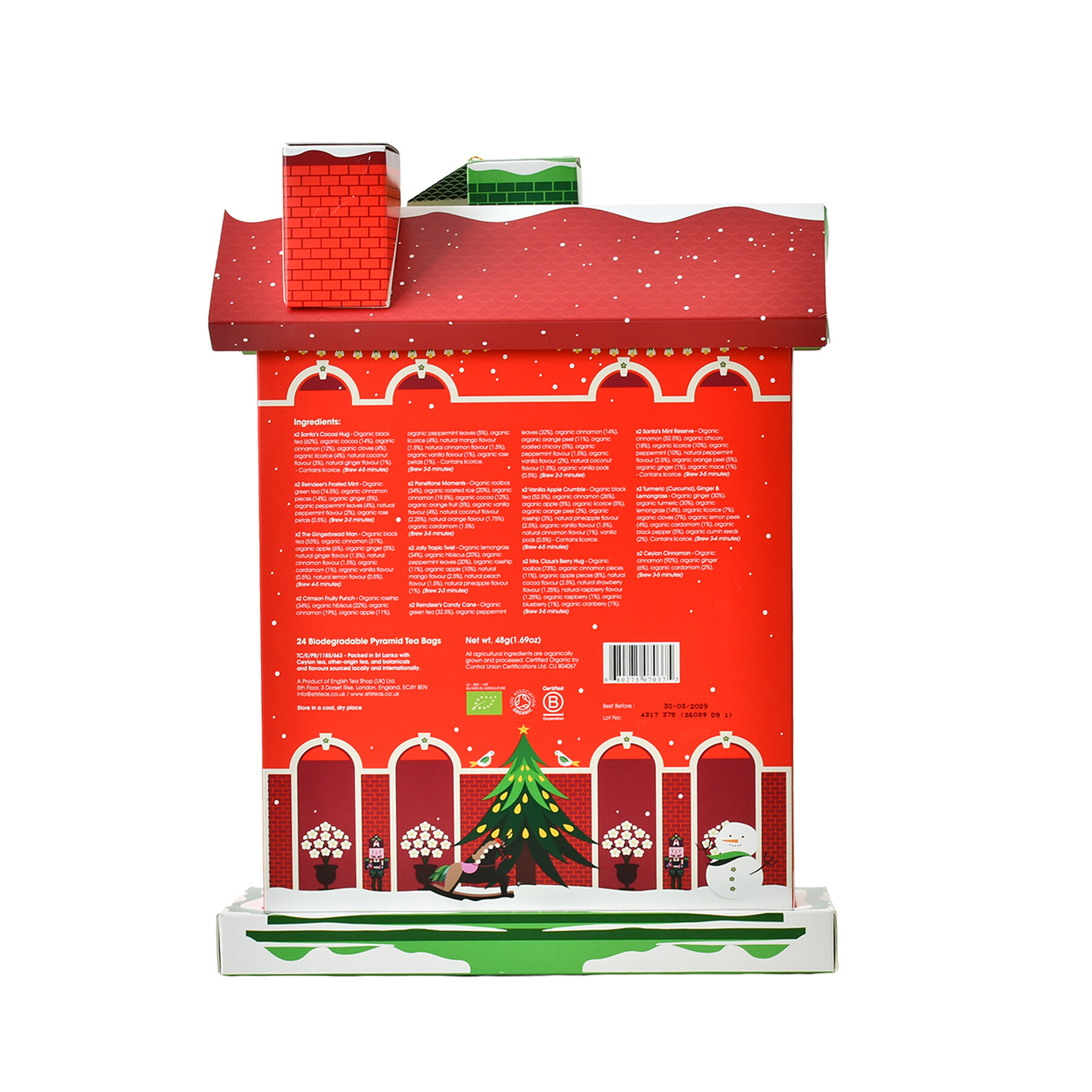 Calendário de Advento Casa Sip Season de Natal - 24 pirâmides: English Tea Shop - Image 5