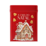 Casa de Biscoitos de Natal 250gr Ref.: 4 Biscoitos de Canela e aroma de limão fabricados em Portugal !