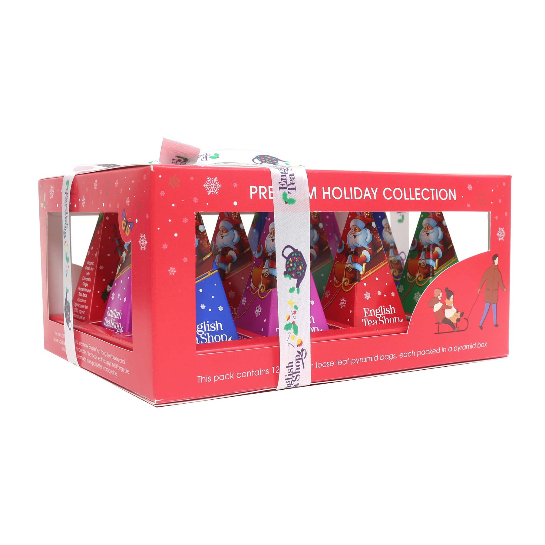 Prisma Vermelho de Natal - 12 pirâmides Ref.: U060796ENGLISH TEA SHOP CHÁS NATAL