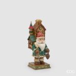 SANTA DECORATION HOUSE H.30 L.11 L.13 C6 Cod. 8102139A999 Variation MULTICOLOR