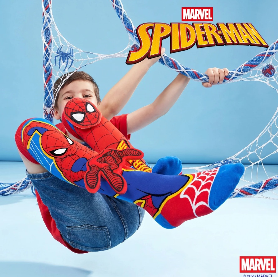 Meias Spiderman – idade 3-5: MADMIA