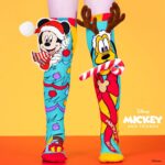 MICKEY'S CHRISTMAS SOCKS MEIAS MADMIA